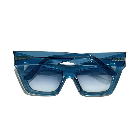 Andy Wolf x Petar Petrov Cat Eye Sunglasses in Teal